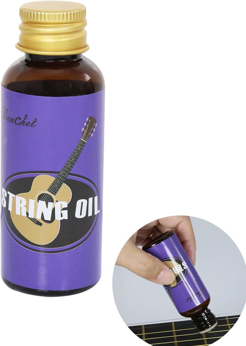 Danchet String Oil, Musical Instrument String Oil, Guitar String Care/Cleaning/Polishing Accessories, Lubricant for Guitar, Ukulele - Musical Instrument Accessories - Image 1